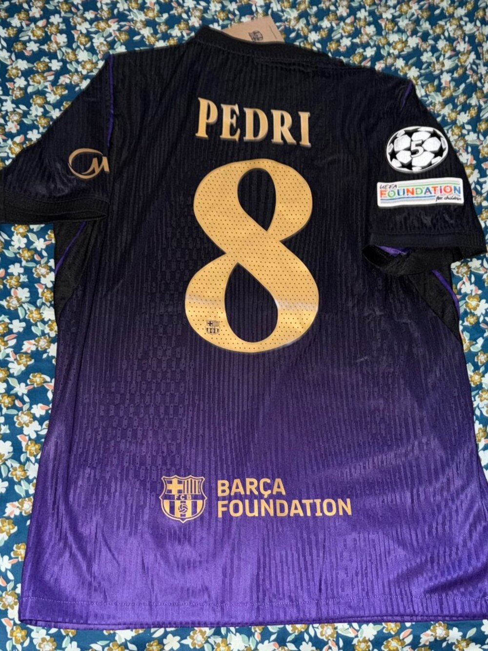 2026/27 FC Barcelona Away Jersey — #8 Pedri 💜💛